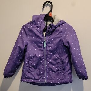 Carter's Purple Polka Dot Raincoat for Kids